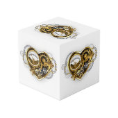 マノメーター付きスチームパンクハート フォトキューブ (裏面アングル)