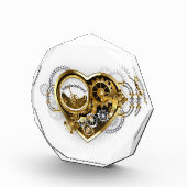 マノメーター付きスチームパンクハート フォトブロック (右)