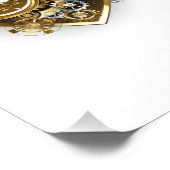 マノメーター付きスチームパンクハート フォトプリント            (角)