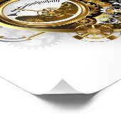 マノメーター付きスチームパンクハート フォトプリント            (角)