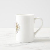 マノメーター付きスチームパンクハート ボーンチャイナマグカップ (右)