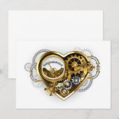 マノメーター付きスチームパンクハート メニュー (正面/裏面)