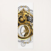 マノメーター付きスチームパンクハート ヨガマット (裏面)