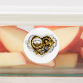 マノメーター付きスチームパンクハート ラベル (貼付)