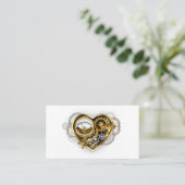 マノメーター付きスチームパンクハート ロイヤリティカード (スタンド正面)