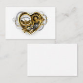 マノメーター付きスチームパンクハート 予約カード (正面/裏面)