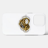 マノメーター付きスチームパンクハート Case-Mate iPhoneケース (裏面 (横))