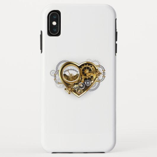 マノメーター付きスチームパンクハート Case-Mate iPhoneケース (裏面)