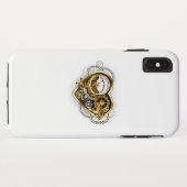 マノメーター付きスチームパンクハート Case-Mate iPhoneケース (裏面(横))