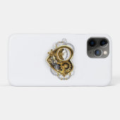 マノメーター付きスチームパンクハート Case-Mate iPhoneケース (裏面(横))