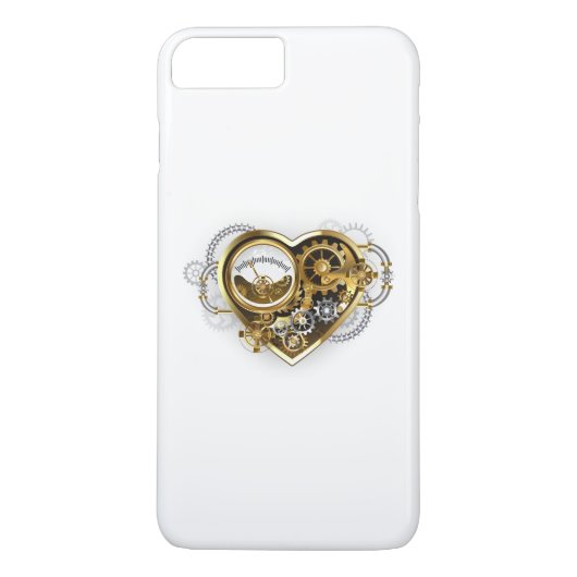 マノメーター付きスチームパンクハート Case-Mate iPhoneケース (裏面)