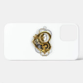 マノメーター付きスチームパンクハート Case-Mate iPhoneケース (裏面 (横))