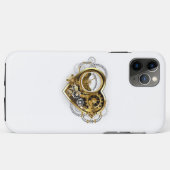 マノメーター付きスチームパンクハート Case-Mate iPhoneケース (裏面(横))