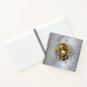 マノメーター付きスチームパンクヘッド ノートブック (内部)