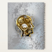 マノメーター付きスチームパンクヘッド プランナー手帳 (裏面)