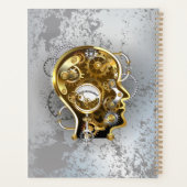 マノメーター付きスチームパンクヘッド プランナー手帳 (裏面)