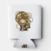 マノメーター付きスチームパンクヘッド 缶クーラー (裏面)