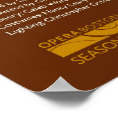 マハゴニーの秋と台頭 ポスター (角)