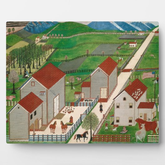 マハタンゴバレーファーム、19世紀後半 フォトプラーク (正面)