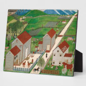 マハタンゴバレーファーム、19世紀後半 フォトプラーク (側面)