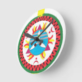 マハデバ ラウンド壁時計 (傾斜)