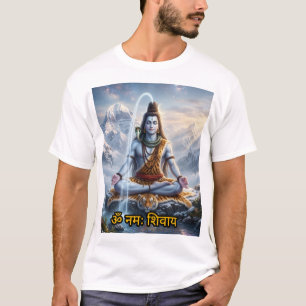 マハデフ精神エネルギーアートTシャツ Tシャツ