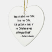 マハトマガンジオン・クリスチャン セラミックオーナメント (左)