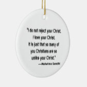 マハトマガンジオン・クリスチャン セラミックオーナメント (右)