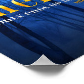 マハトマガンジー感動的引用文「目のための目」 ポスター (角)