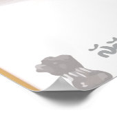 マハトマガンディヴィンテージポスター ポスター (角)