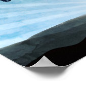 マハトマ・ガンジー感動的引用文「変化を求めて」 ポスター (角)