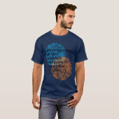 マハトマ・ガンディーの協力に関する名言 楽しい Tシャツ (正面フル)