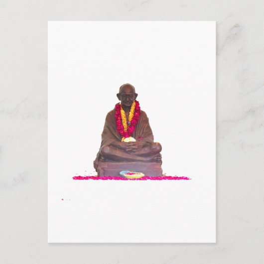 マハトマ・ガンディーNation Indiaの父 ポストカード (正面)