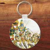 マハバラトのクリシュナ キーホルダー (正面)