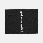 マハメガ生得乳オーガニック自然食品Rfk Jr フリースブランケット (正面(横))