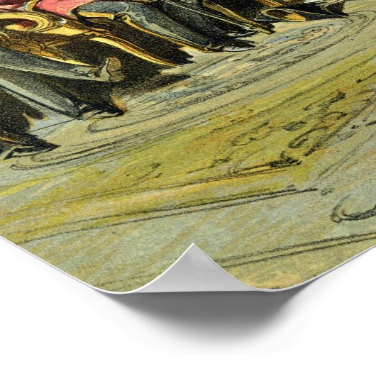 マハラジャ王への総督の再訪問 ポスター (角)