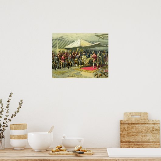 マハラジャ王への総督の再訪問 ポスター (キッチン)