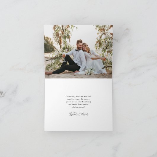 マハロヌイロア |ハワイアン サンキューカード (内部)