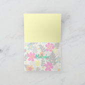 マハロハワイアンサンキューカード サンキューカード (内部)