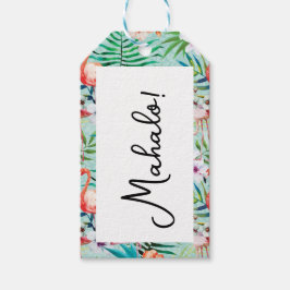 マハロメッセージカード |フラミンゴス&パームズ ギフトタグ