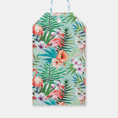マハロメッセージカード |フラミンゴス&パームズ ギフトタグ (裏面)