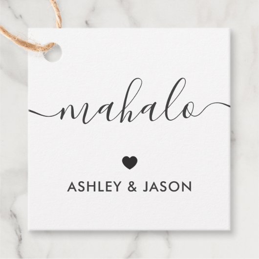 マハローギフトラベル結婚、s感謝ラベル、クラフト フェイバータグ (正面)