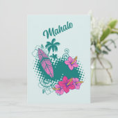 マハローサンキューインハワイアン サンキューカード (スタンド正面)