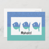マハロ サンクス ポストカード (正面/裏面)