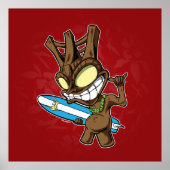 マハロTiki ポスター (正面)