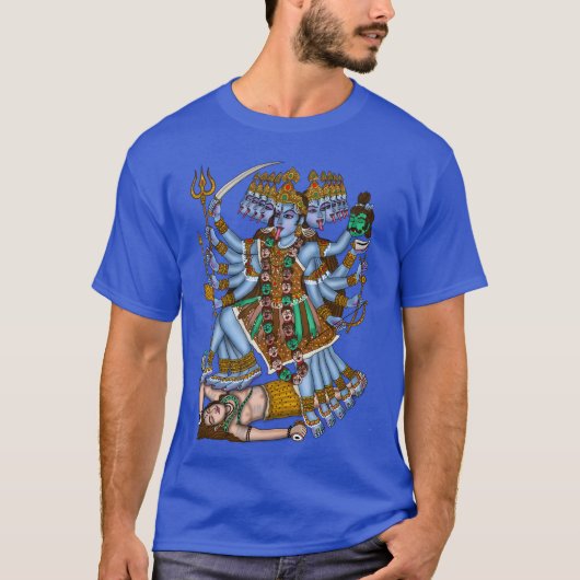 マハーカーリ女神Tシャツ Tシャツ (正面)