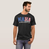 マハ再びアメリカを健康にする愛国的な4O Tシャツ (正面フル)