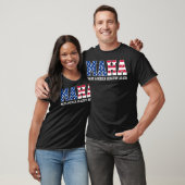 マハ再びアメリカを健康にする愛国的な4O Tシャツ (ユニセックス)