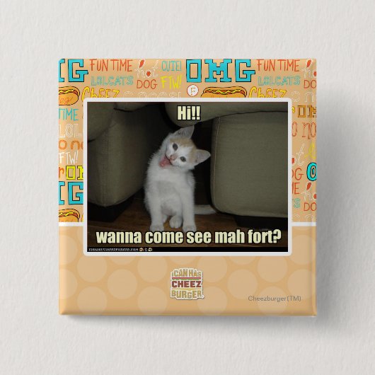 マハ来ーフォートを見るか? 缶バッジ (正面)