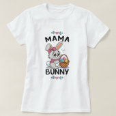 マバニーイースターティー;かわいい家族のマッチングイースター Tシャツ (デザイン正面)